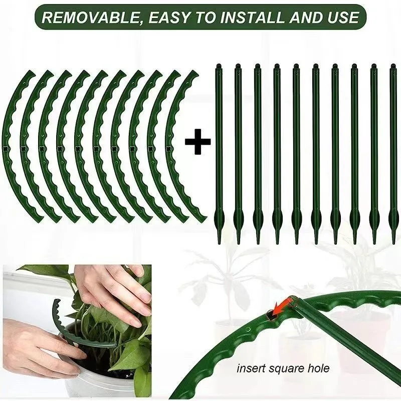 1-9set Plastic Plant Support P - đánh giá và giá Vine Climbing Plastic
