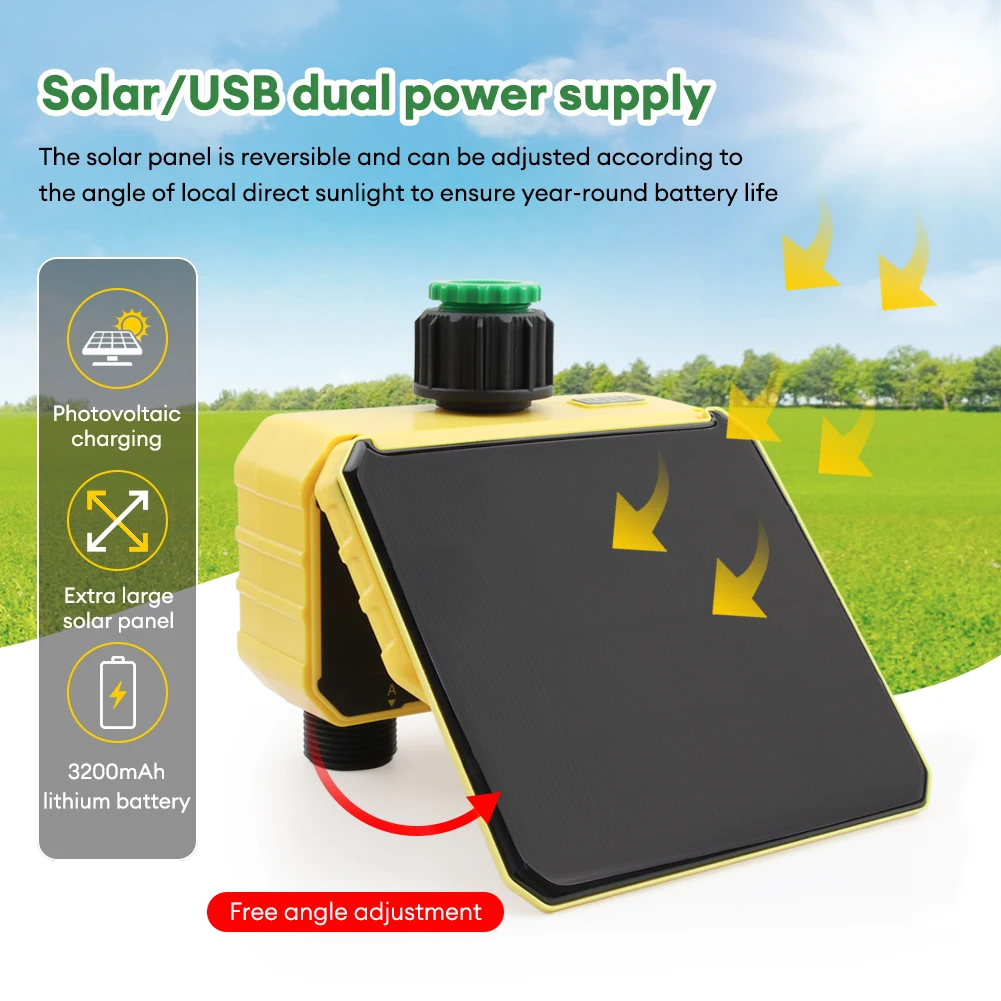 WiFi Solar Timer Dual Water Va - đánh giá và giá Timer Dual Outlet