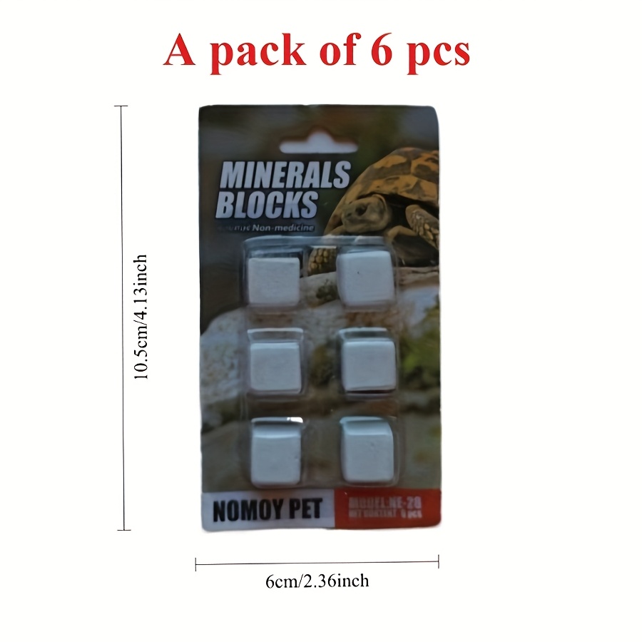 6 Pcs Fish Tank Calcium Block  - đánh giá và giá Calcium Powder Reptile