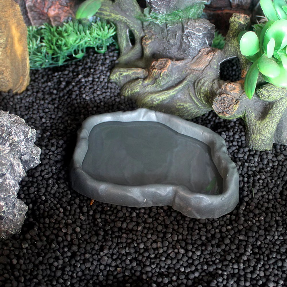 ABS Resin Reptile Feeder Bowl  - đánh giá và giá Water Dish Reptile