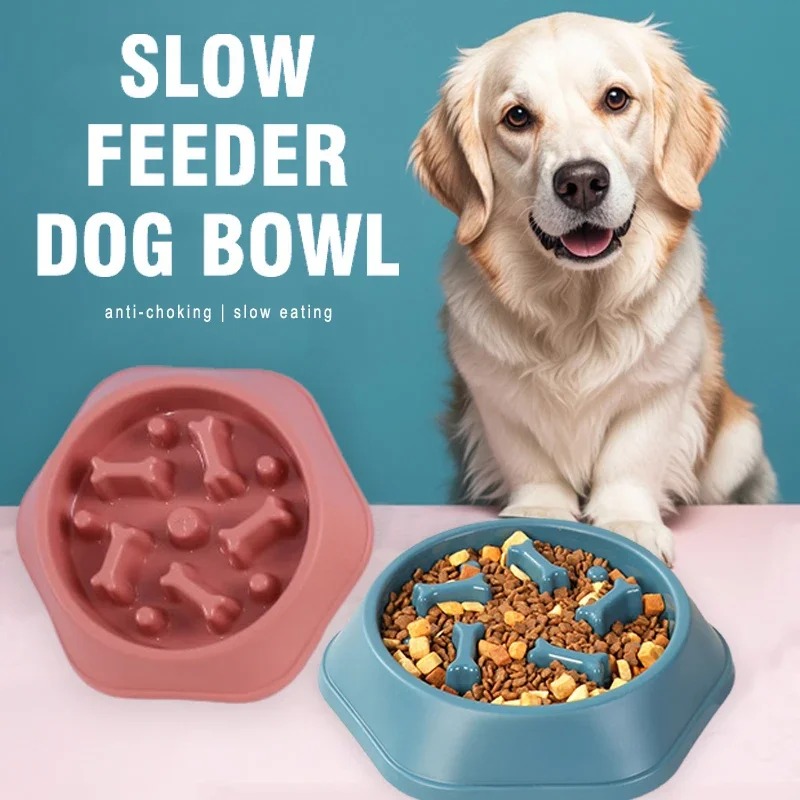 1Pc Slow Feeder Dog Bowl Anti- - đánh giá và giá Royal Canin Food Medium